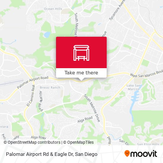 Palomar Airport Rd & Eagle Dr map