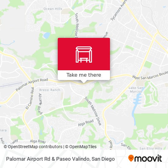 Mapa de Palomar Airport Rd & Paseo Valindo