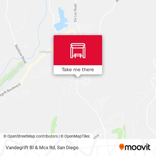 Vandegrift Bl & Mcx Rd map