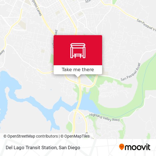 Del Lago Transit Station map