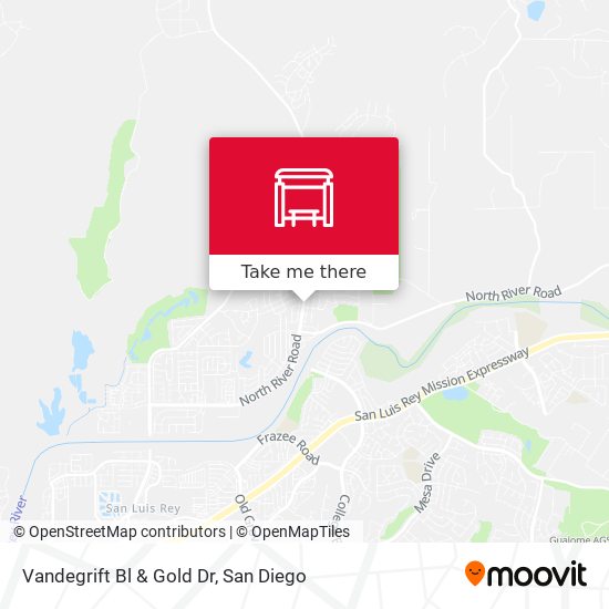 Mapa de Vandegrift Bl & Gold Dr