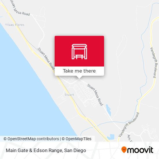 Mapa de Main Gate & Edson Range