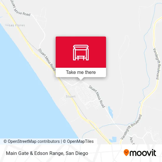 Mapa de Main Gate & Edson Range