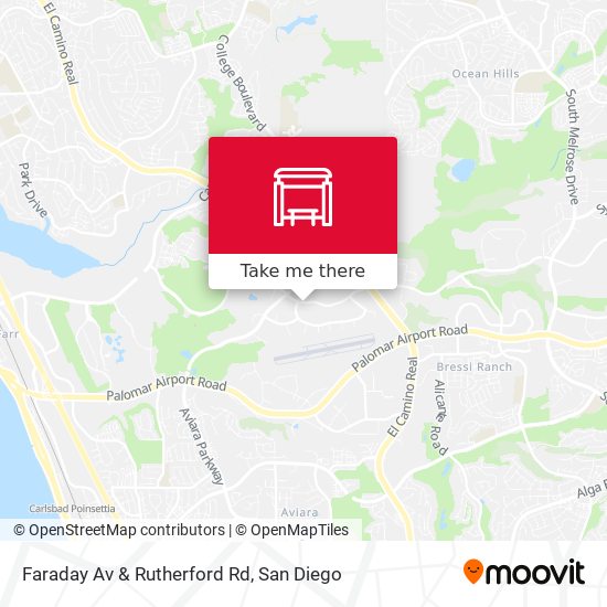 Mapa de Faraday Av & Rutherford Rd