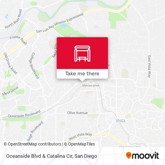 Mapa de Oceanside Blvd & Catalina Cir