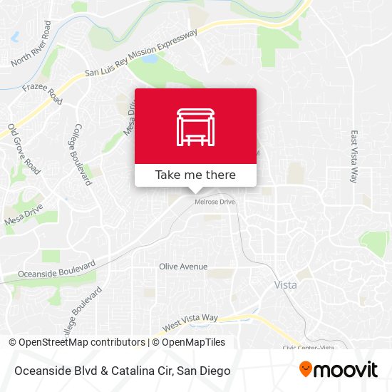 Oceanside Blvd & Catalina Cir map