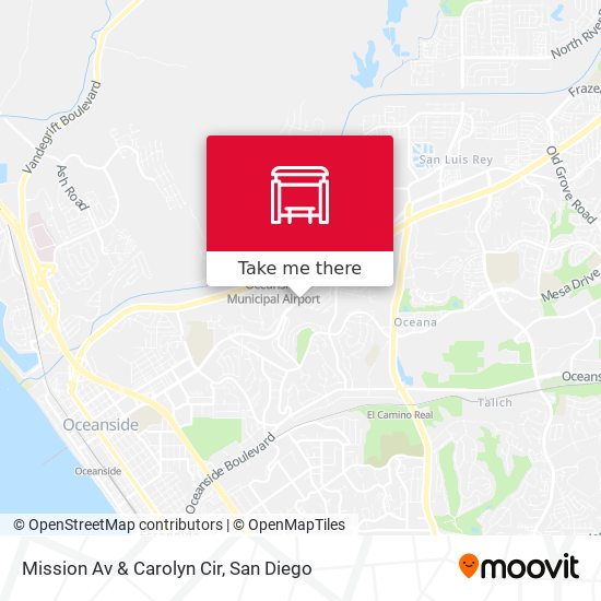 Mapa de Mission Av & Carolyn Cir