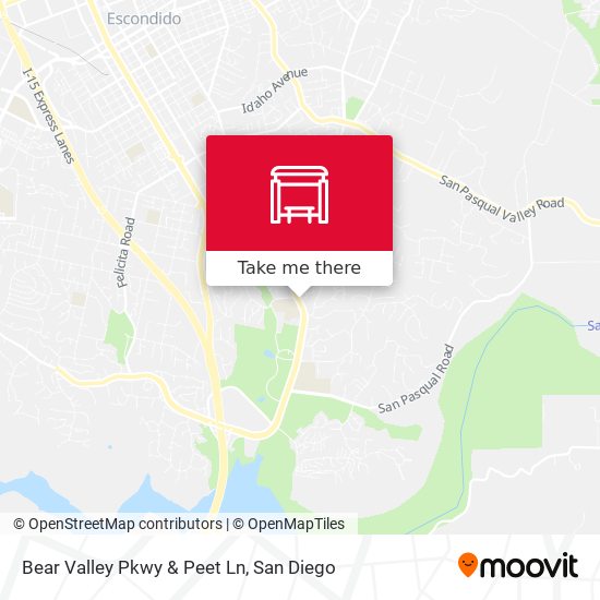 Bear Valley Pkwy & Peet Ln map