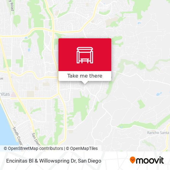 Mapa de Encinitas Bl & Willowspring Dr