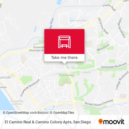 El Camino Real & Camino Colony Apts map