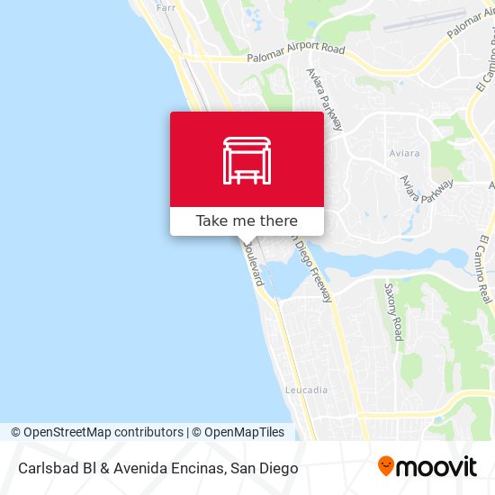 Carlsbad Bl & Avenida Encinas map