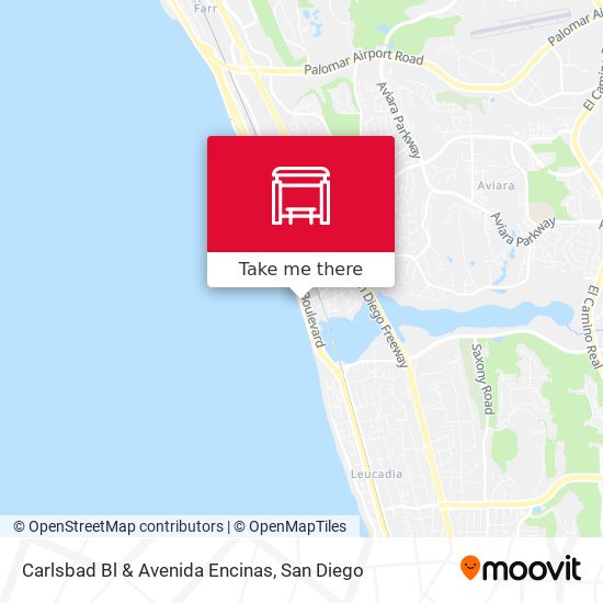 Carlsbad Bl & Avenida Encinas map