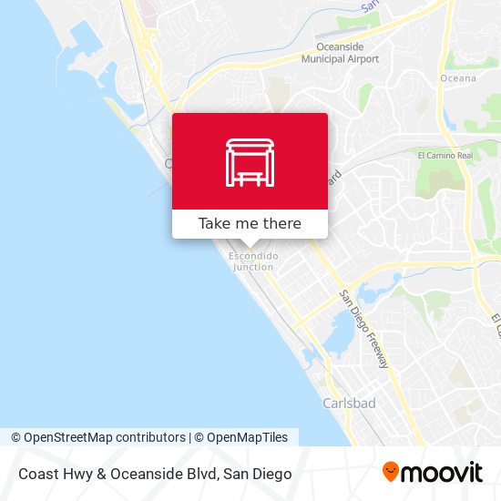 Mapa de Coast Hwy & Oceanside Blvd