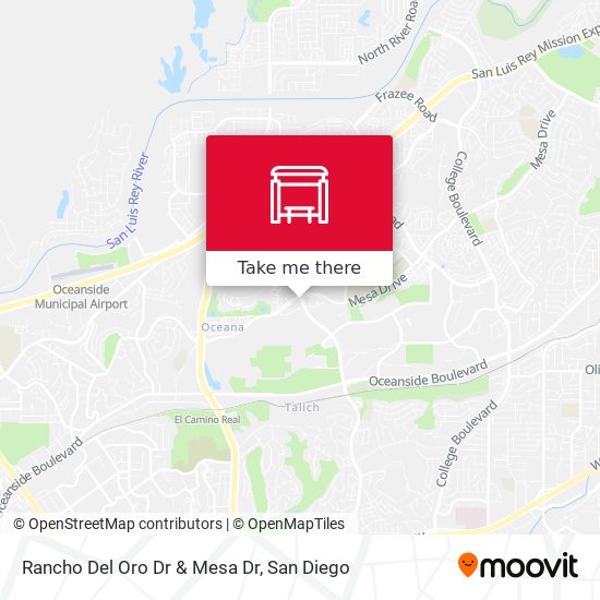 Mapa de Rancho Del Oro Dr & Mesa Dr