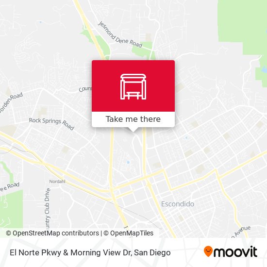 El Norte Pkwy & Morning View Dr map