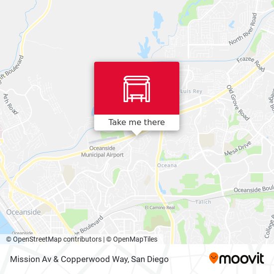 Mapa de Mission Av & Copperwood Way