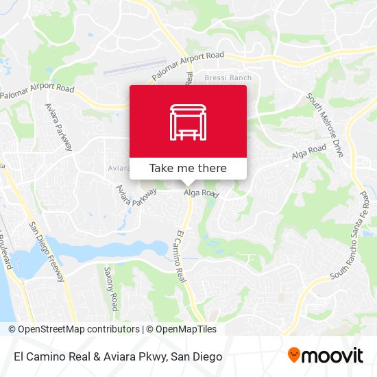 El Camino Real & Aviara Pkwy map