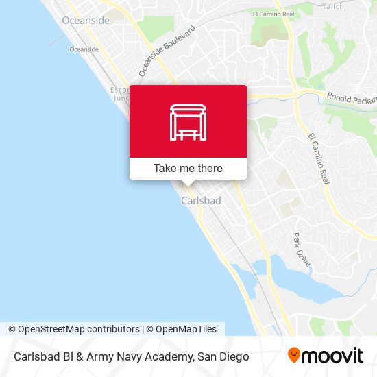 Mapa de Carlsbad Bl & Army Navy Academy