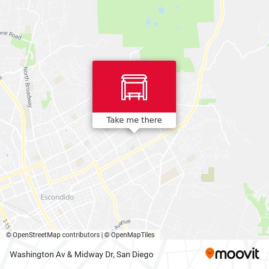 Washington Av & Midway Dr map