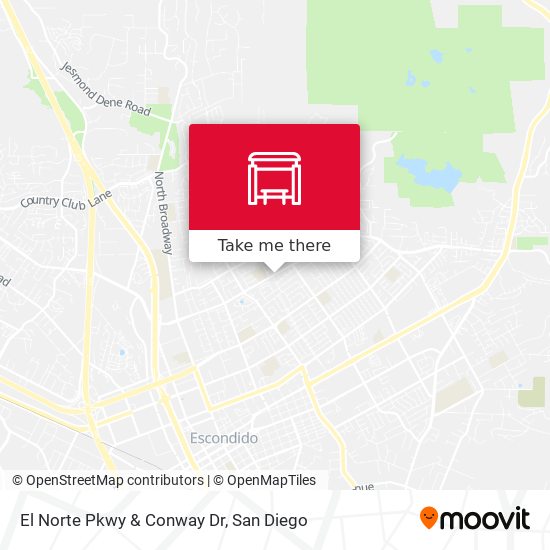 El Norte Pkwy & Conway Dr map