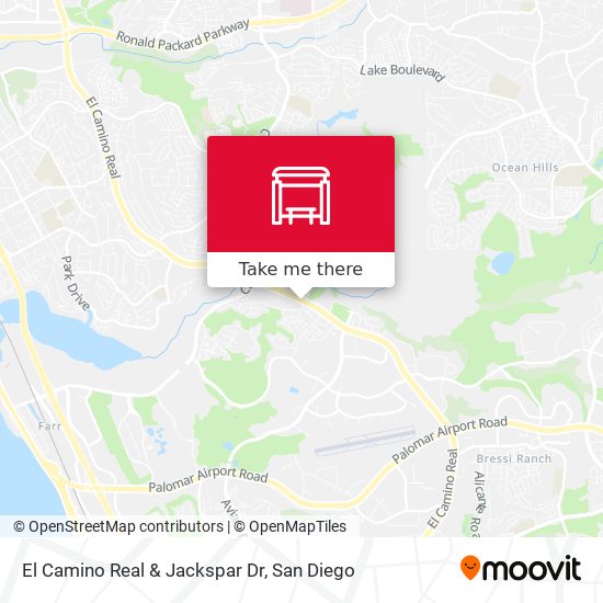 Mapa de El Camino Real & Jackspar Dr