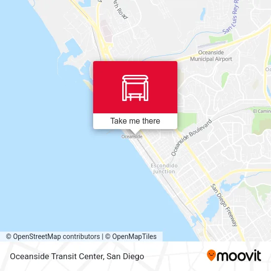 Mapa de Oceanside Transit Center