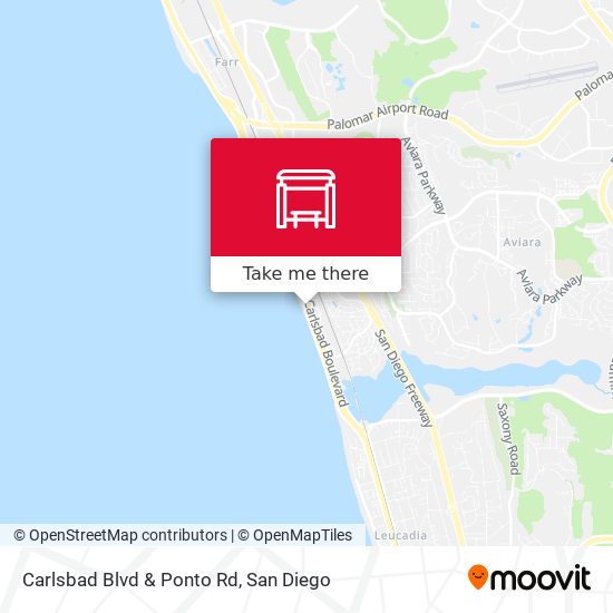 Carlsbad Blvd & Ponto Rd map