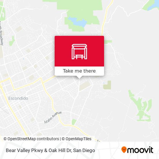 Bear Valley Pkwy & Oak Hill Dr map