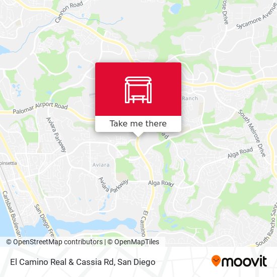 Mapa de El Camino Real & Cassia Rd