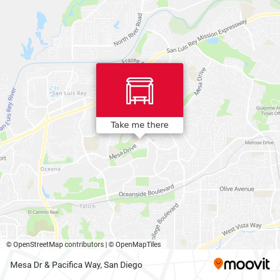 Mesa Dr & Pacifica Way map