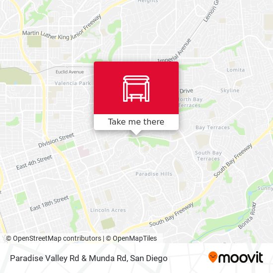Mapa de Paradise Valley Rd & Munda Rd