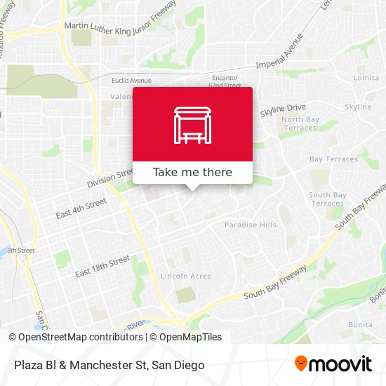 Plaza Bl & Manchester St map