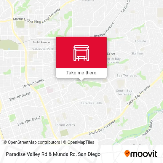 Mapa de Paradise Valley Rd & Munda Rd