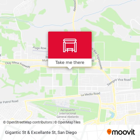 Gigantic St & Excellante St map