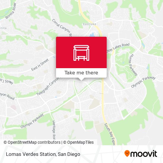 Lomas Verdes Station map