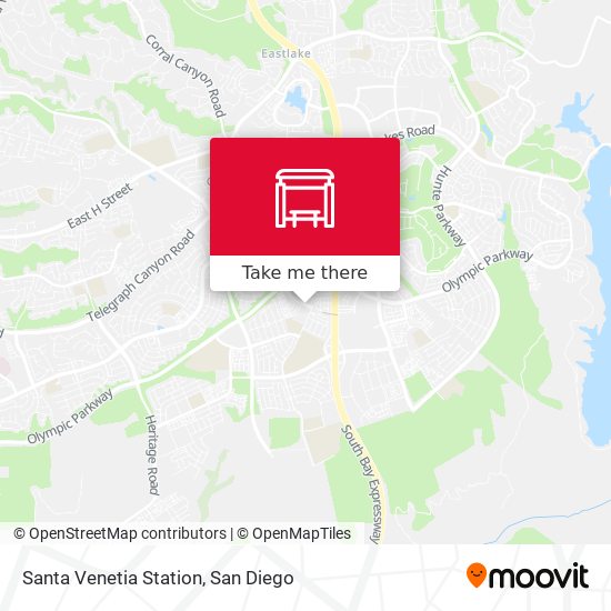 Mapa de Santa Venetia Station