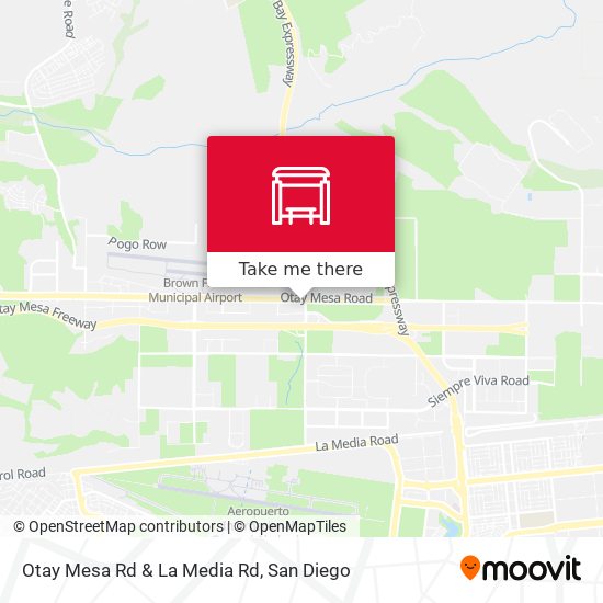 Mapa de Otay Mesa Rd & La Media Rd