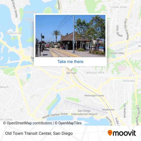 Mapa de Old Town Transit Center
