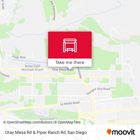 Otay Mesa Rd & Piper Ranch Rd map