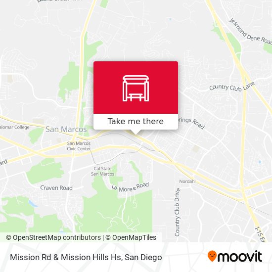 Mission Rd & Mission Hills Hs map