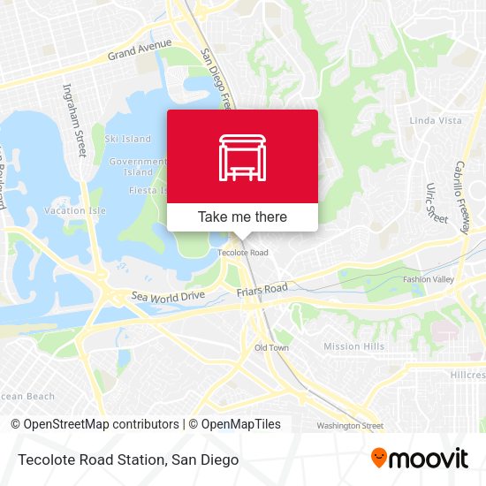 Mapa de Tecolote Road Station