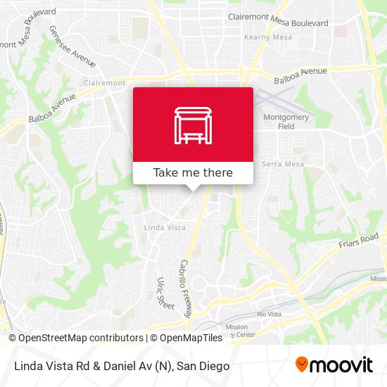 Mapa de Linda Vista Rd & Daniel Av (N)