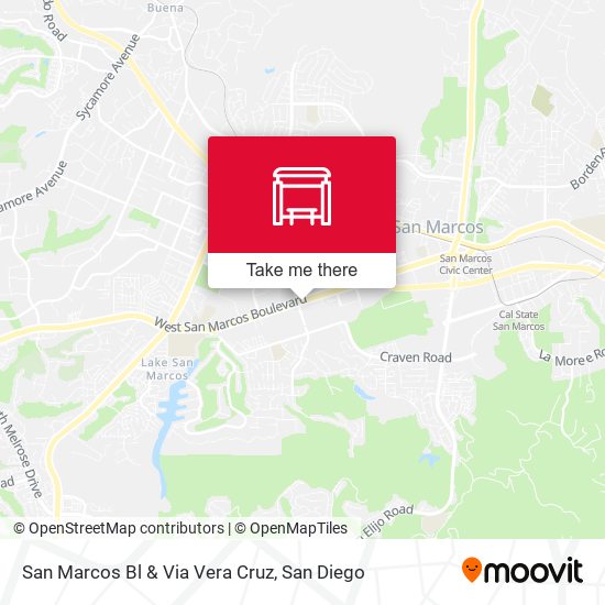 Mapa de San Marcos Bl & Via Vera Cruz
