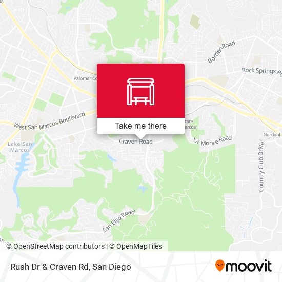 Mapa de Rush Dr & Craven Rd