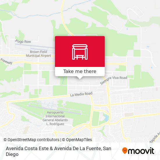 Avenida Costa Este & Avenida De La Fuente map