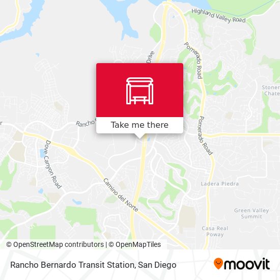 Mapa de Rancho Bernardo Transit Station