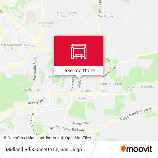 Midland Rd & Janette Ln map