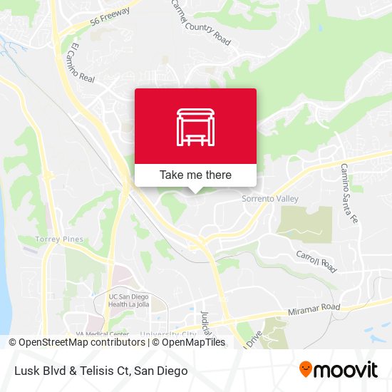 Mapa de Lusk Blvd & Telisis Ct