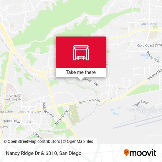 Nancy Ridge Dr & 6310 map