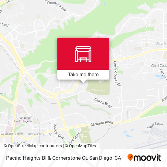 Pacific Heights Bl & Cornerstone Ct map